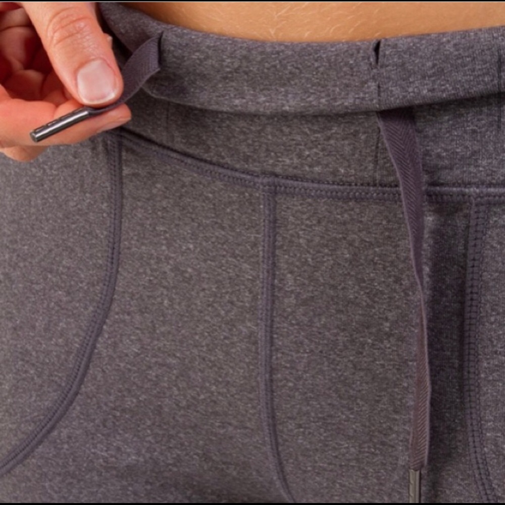 Lululemon Still Wide Leg Athletic Gray Pants 8
